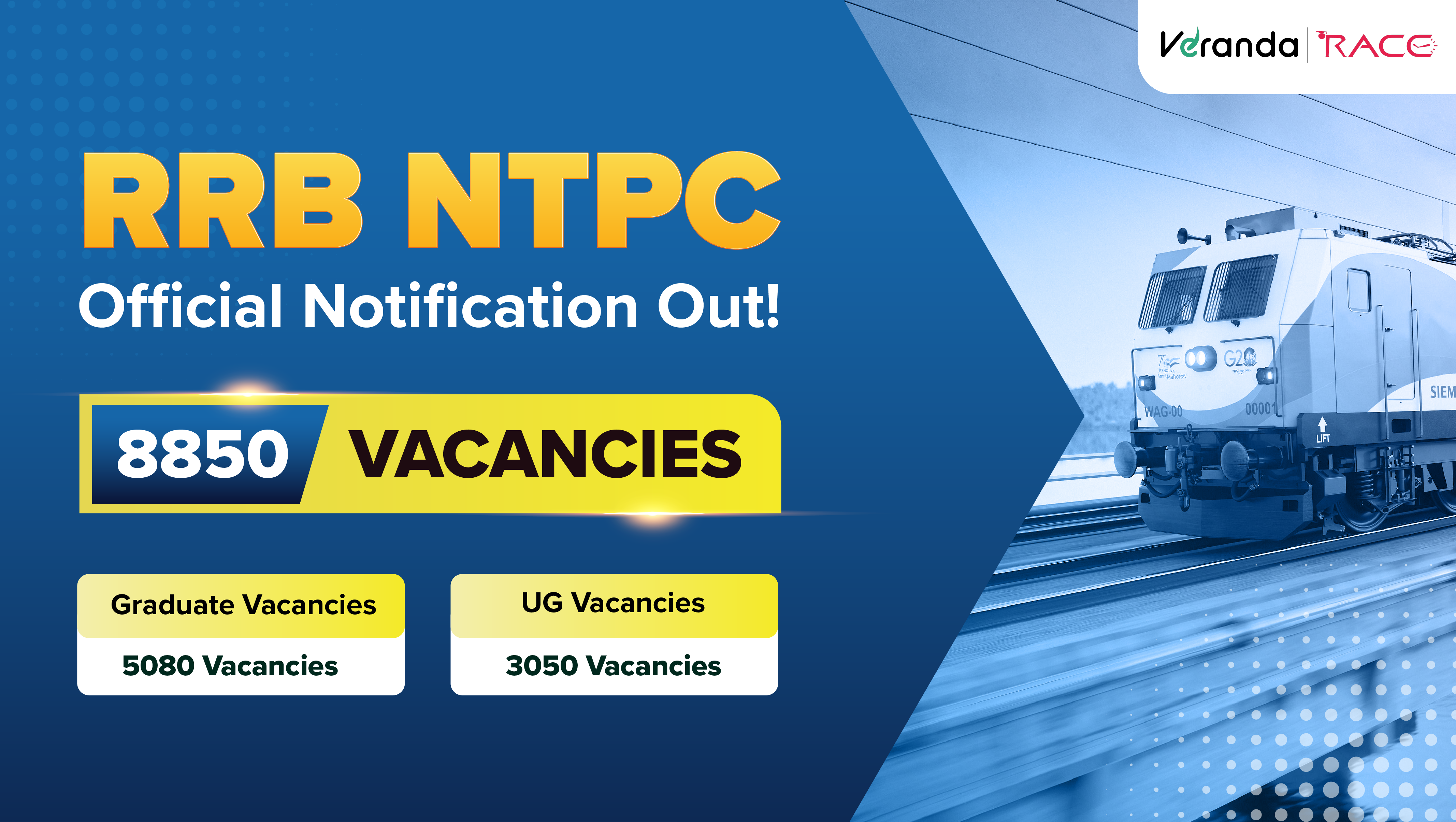 RRB NTPC 2025-26 Notification Out for 8850 Graduate & Undergraduate Vacancies, Apply from 21 October 2025